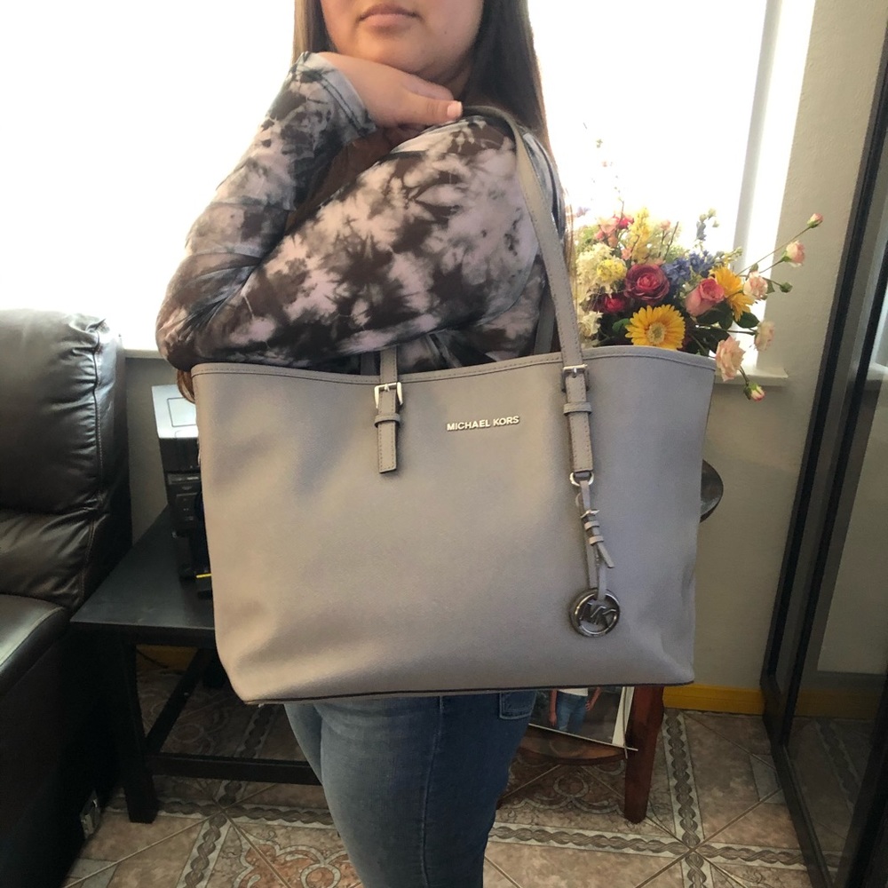 Michael Kors tote bag gray color